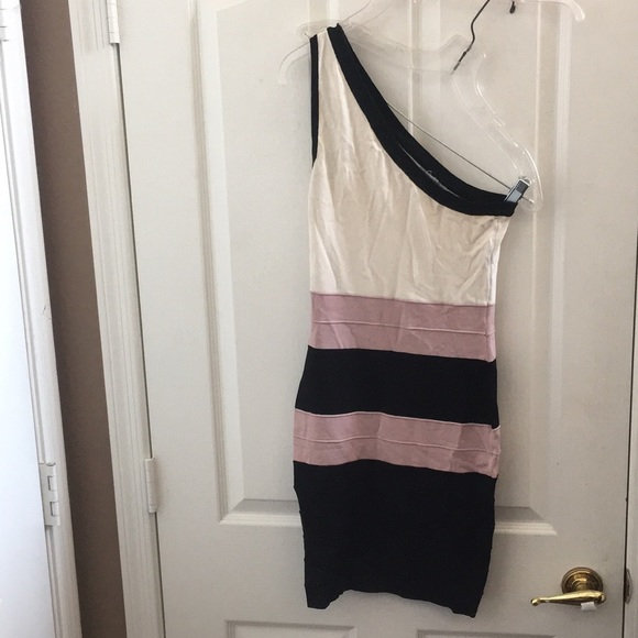 JUNIORS Charlotte Russe One Shoulder Dress (M) - Picture 1 of 6